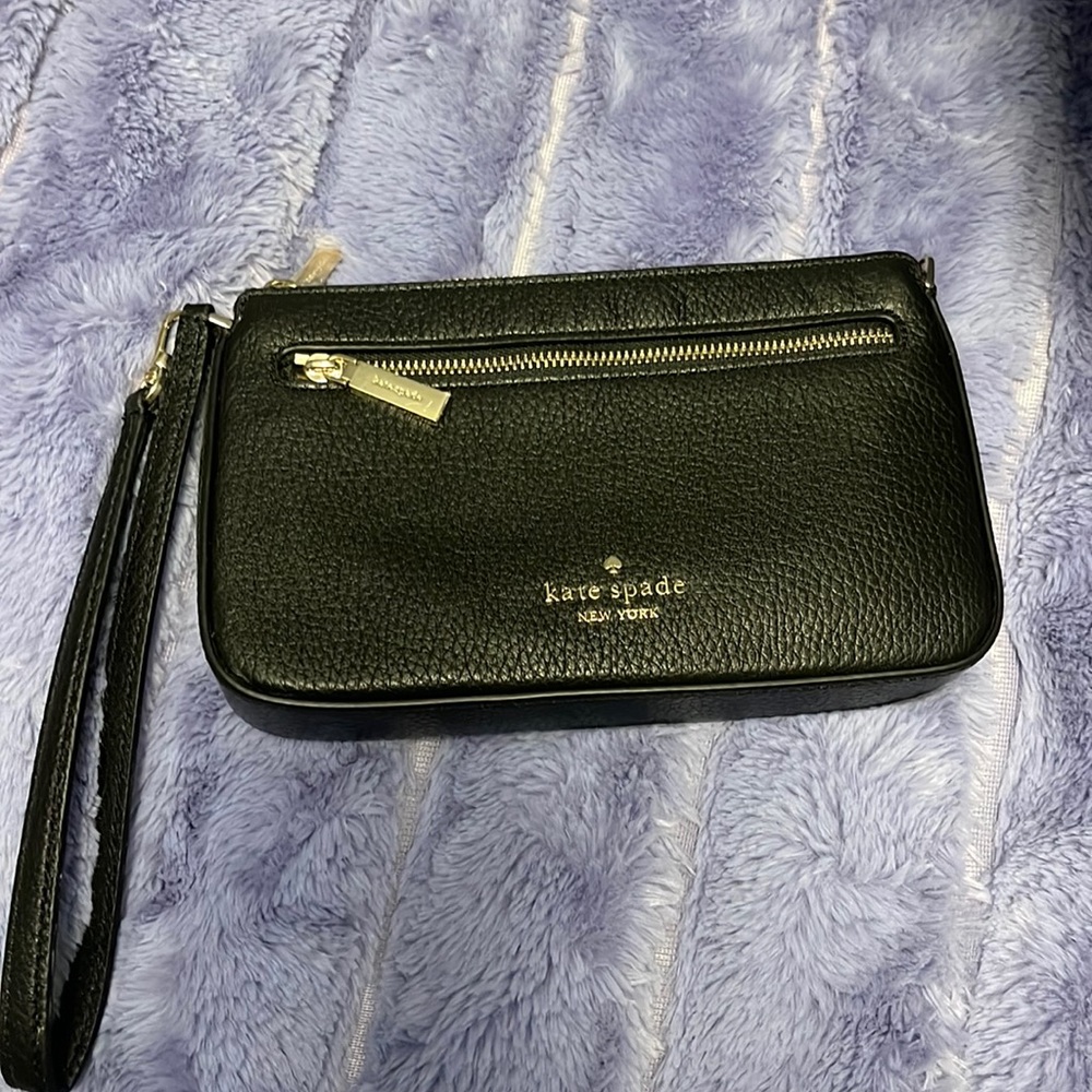 Kate Spade wristlet, black